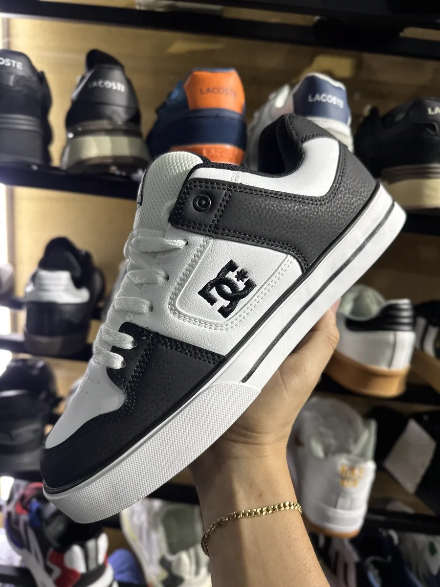 DC Shoes Negro / Gris y blanco